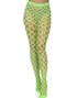 Neon Grønn 80-talls Tights m/ Store Ruter