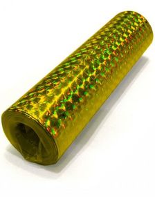 Gullfarget Metallisk Holografisk Serpentin