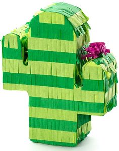 Grøn Kaktus MINI Pinata 11,5x9,5 cm