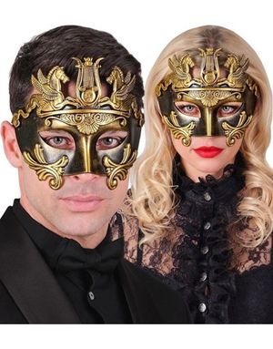 Guldfarvet Øjenmaske Græsk/Romersk