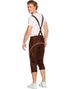 Brun Oktoberfest Ruskind Knælang Lederhosen