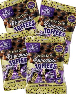 12 stk Walkers Double Dipped Chocolate Toffees - Hel Æske