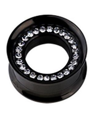 Circle Of Diamonds - Sort Piercing Tunnel