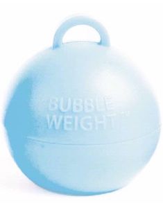 Bubble Weight - Lyseblå Ballonvægt med Fæstering