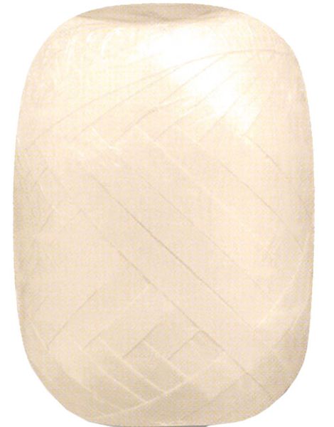 20 meter Ivory/Elfenben Ballon/Gavebånd - 5 mm Bred
