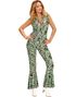 70'er Retro Mønster Jumpsuit-Kostume