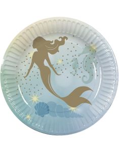 10 stk Papirservietter med Havfrue/Mermaid Motiv 23 cm