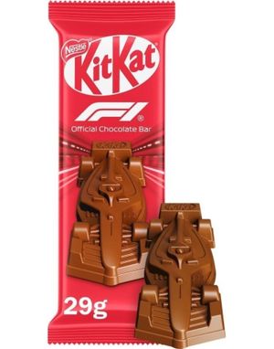 KitKat F1 Chocolate Car Figure - F1 Bilformet Chokoladefigur 29 gram