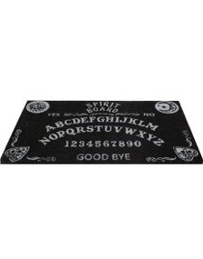 Sort Spirit Board / Ouija Bræt Dørmåtte 75x45 cm