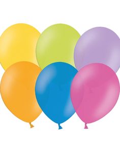 100 stk 30 cm MEGAPACK - Balloner i Assorterede Farver