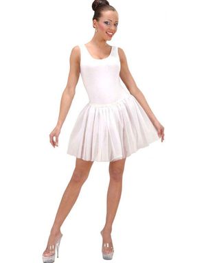 Hvid Tutu Ballerina Underskørt