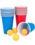 Drikkespill - Beer Pong Sett med 4 Baller og 22 Kopper