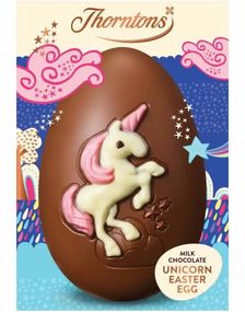 Thorntons Håndlaget Enhjørning Melkesjokolade Egg 151 gram