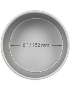 PME Rund Kakeform i Aluminium Ø15 x 7,5 cm