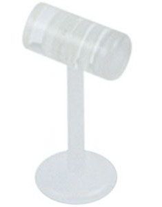 Pendel Klar/Hvid - 1,2 x 8 mm Labret