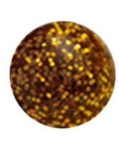 Glitrende Guldfarvet - 5 mm Akrylkugle til 1,6 mm stang