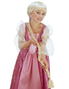 Rapunzel Paryk - Blond Paryk til Børn
