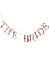 Rosenguldfarvet Banner "The Bride" 1,5 Meter - Blush Hen