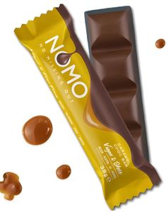 Nomo Caramel - Vegansk Chokoladebar med Karamel 38 gram