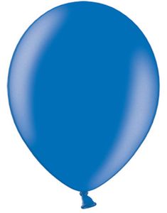 10 stk 27 cm - Metallisk Blå Balloner