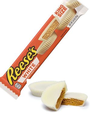 Reese's White King Size - Hvit Sjokolade med Peanøttsmør 79 gram (USA Import)
