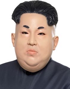Kim Jong-un Inspireret Latexmaske