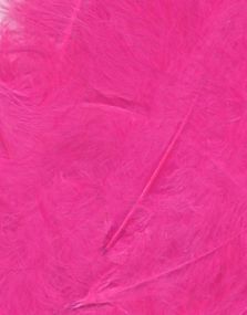 8 gram Rosa Dekorative Fjer 6-12 cm