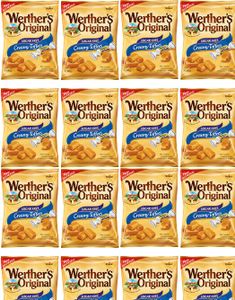 18 stk Sukkerfri Werthers Original Creamy Toffee - Hel Æske 1440 gram