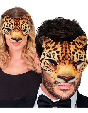 Leopard - Maske til Voksen 