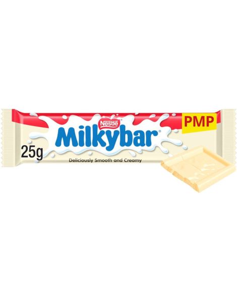 Nestle Milkybar White - Hvit Sjokoladeplate 25 gram