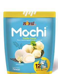 Royal Family Mochi Vanilje Creme - Mochi med Vaniljesmag 180 gram (Taiwan)
