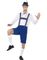 Blåt og Hvidt Oktoberfestkostume til Mænd