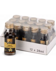 12 stk NATCO Vanilla Flavouring Essence - Vaniljeessens - Hel Pakke 12x28 ml (India)