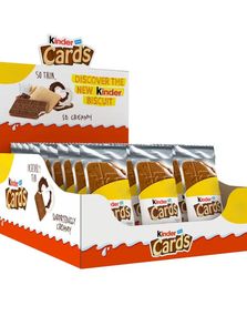 30 stk Kinder Cards - Kiks med Kindersjokolade - Hele Æsken 768 gram