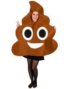 Poop Emoji Unisex Kostyme - Onesize