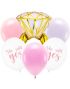 She Said Yes - Ballongbukett med Ring