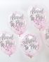 5 stk 30 cm - About to Pop Ballonger med Rosa Konfetti - Oh Baby