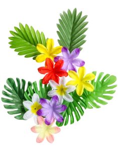 Blomster- og Bladsæt Dekoration – Hawaii