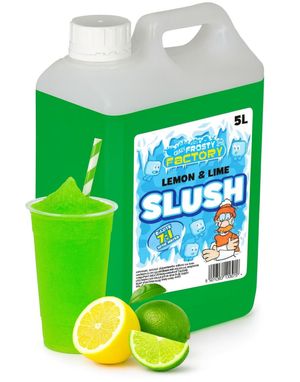 Lemon and Lime Slush-Koncentrat - 40 Liter Færdig Slush - Crazy Factory