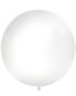 Hvid Pastelfarvet Rund JUMBO Ballon 1 meter