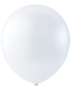 100 stk 13 cm - MEGAPACK - Hvide Små Balloner