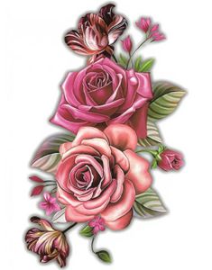 Shades of Pink (Fake Tattoo)
