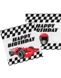 20 stk Happy Birthday Racingbil Servietter 3-Lags 33x33