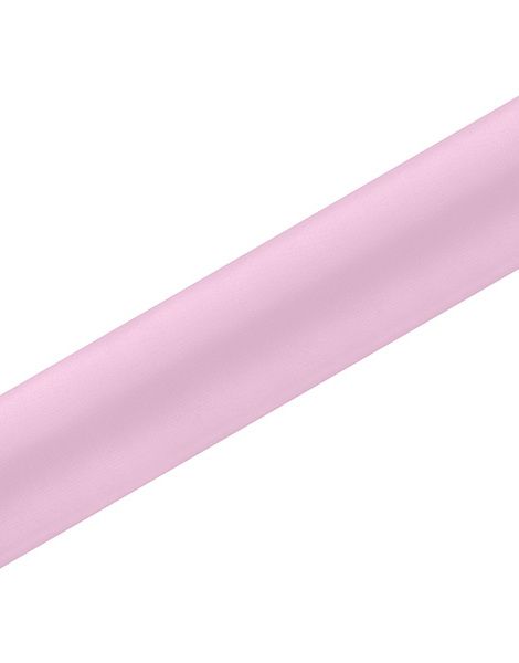 Lyserød Bordløber i Satin 36 cm x 9 meter