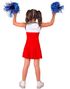 Rød Cheerleader Kostymekjole