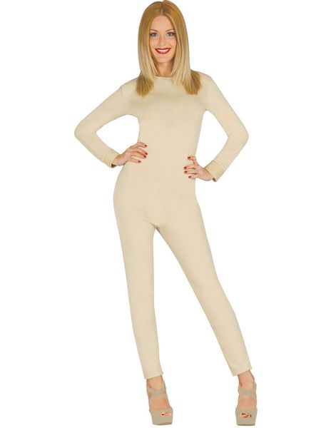 Hudfarvet Heldragt/Bodysuit til Dame