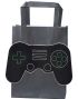 5 Svarte Pop-Out Spillkontroller Godte/Partypose i Papir 19 cm