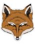 Woodland Fox - 26x28 cm Papmaske