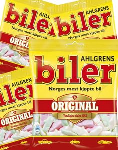 36 stk Ahlgrens Biler 125 gram Skumslik - Hel Æske 4500 gram
