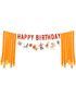 Happy Birthday Sirkus Banner med Pyntebånd 2.75 m - Circus Party
